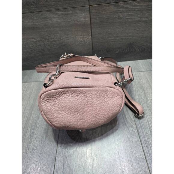 Rebecca Minkoff Julian backpack Small Pink Leather Zipper Bag B000437 main image 6